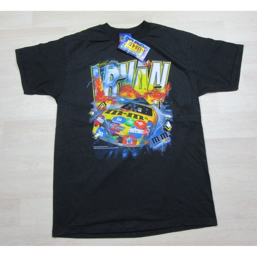 NWT - Vintage M&Ms Racing Team (XL) 90s NASCAR Winston Cup Ernie Irvan #36‎